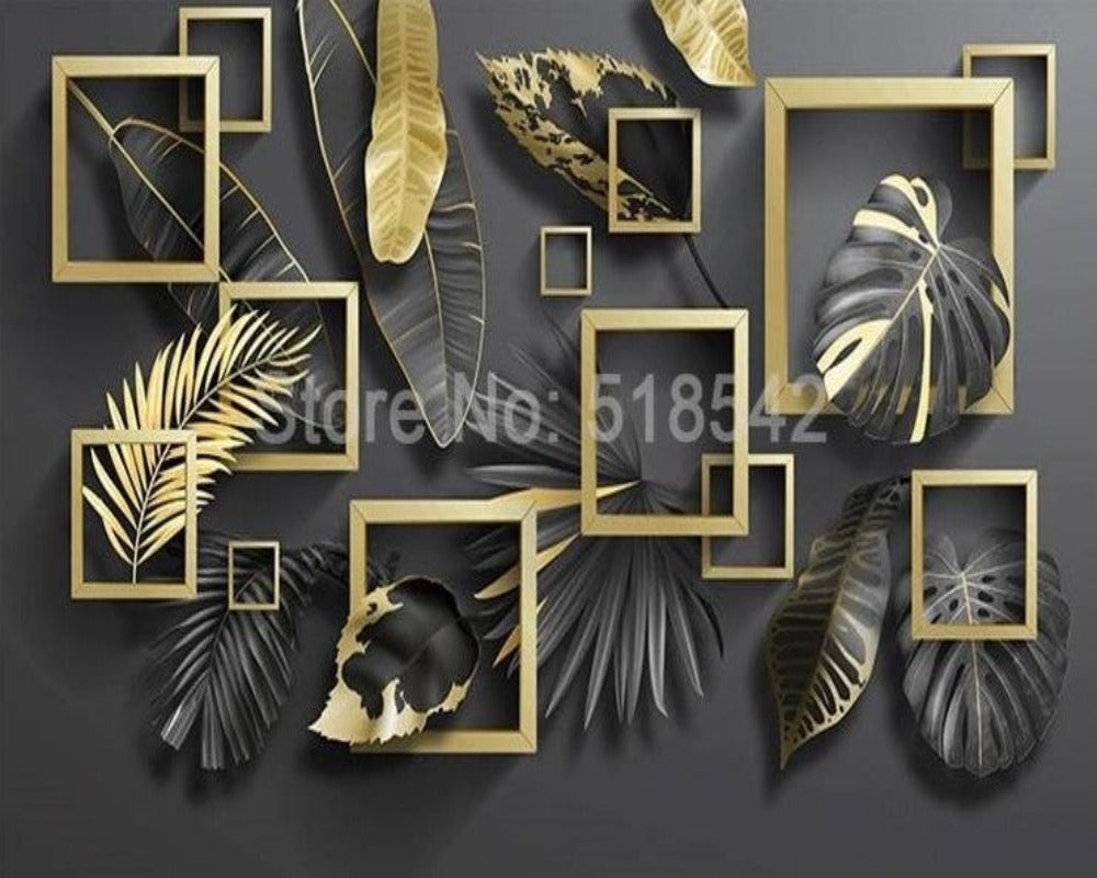 3D Wallpaper Mystic Feather Squares